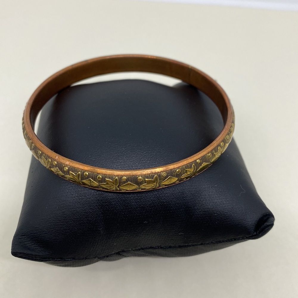 Vintage Copper Bangle - Picture 2 of 5